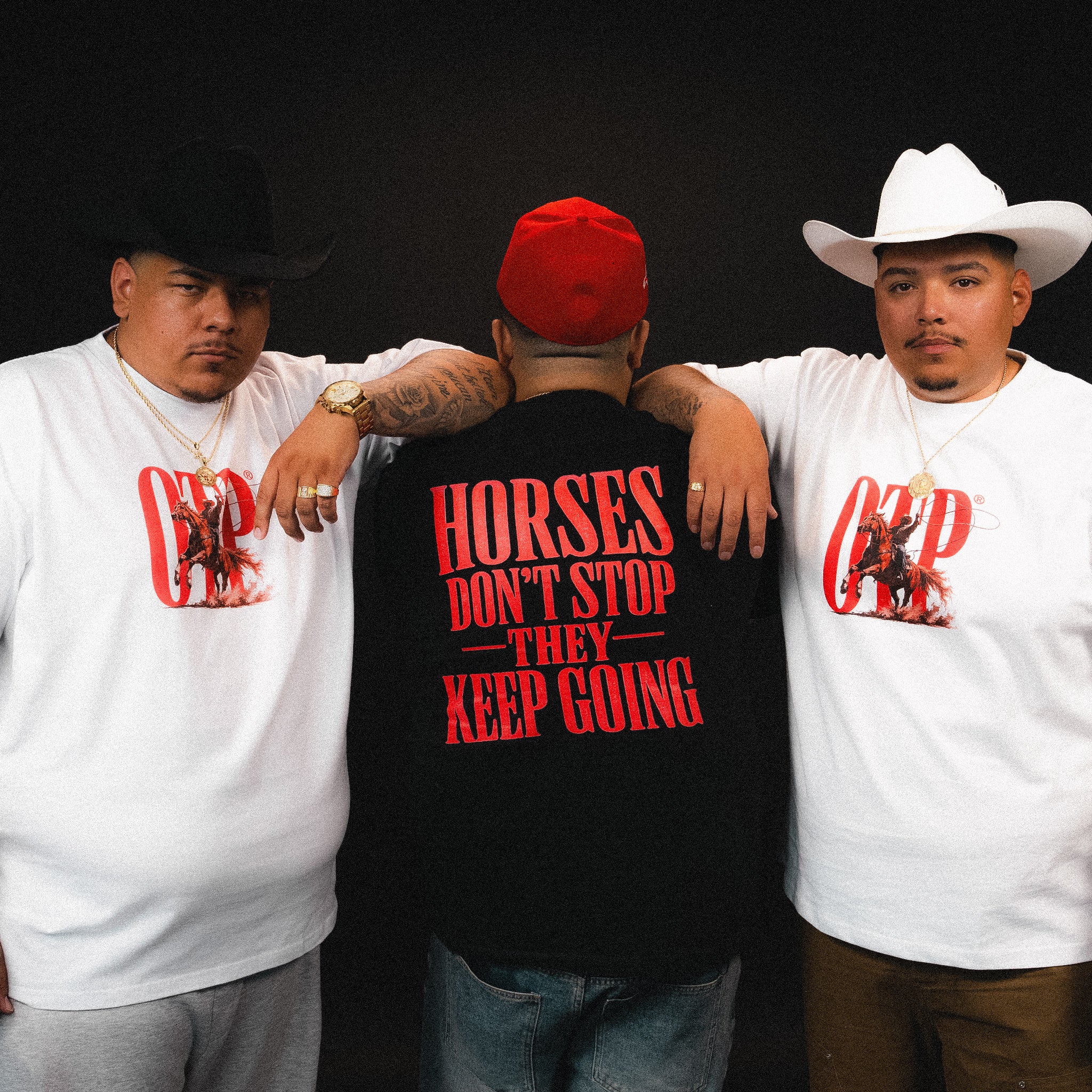 HORSES DON'T STOP WHITE TEE